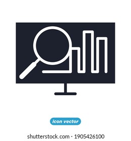 Chart and graph icon. Infographic icons. Financial Analytics symbol vector illustration.