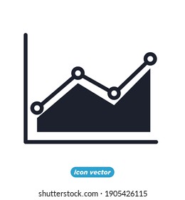 Chart and graph icon. Infographic icons. Financial Analytics symbol vector illustration.