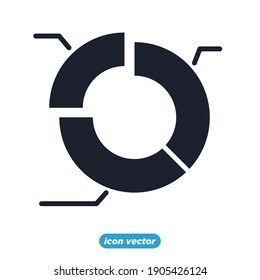 Chart and graph icon. Infographic icons. Financial Analytics symbol vector illustration.