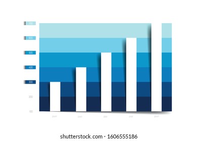 Chart, graph, scheme. Simply color editable. Infographics element. Vector.