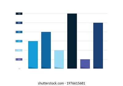 Chart, graph, scheme. Simply color editable. Infographics element. Vector.
