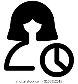 chart graph for a visualization of social media profile index