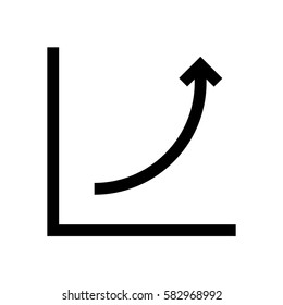 Chart, graphic mini line, icon, background and graphic. The icon is black and white, linear  flat, vector, pixel perfect, minimal, suitable for web and print.