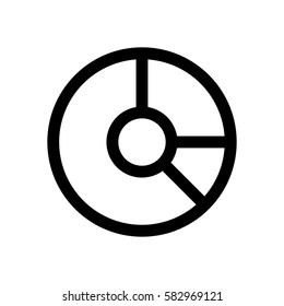 Chart, graphic mini line, icon, background and graphic. The icon is black and white, linear  flat, vector, pixel perfect, minimal, suitable for web and print.