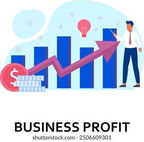chart, growth, business, profit, success, 3d, man, male, businessman, person, successful, earning, progress, diagram, people, team, company, financial, investment, work, character, finance,