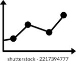 Chart Growth Icon Vector. Analysis Data Statistics Report Logo.eps
