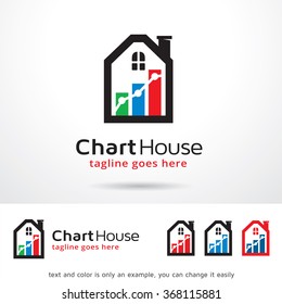 Chart House Logo Template Design Vector