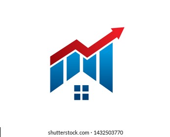 Chart House Logo Template, Icon, Symbol