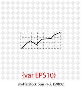 Chart icon.