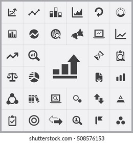 chart icon. analytics, research icons universal set for web and mobile