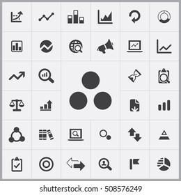 chart icon. analytics, research icons universal set for web and mobile