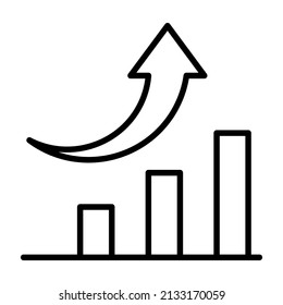 chart icon, best used for web or application, vector illustration EPS 10 File Format