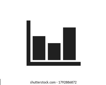 Diagramm Symbol. Business Analytics Symbol. Infografik und Zeichen für Webdesign
