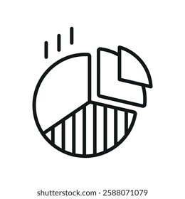 chart icon collection .design style with background