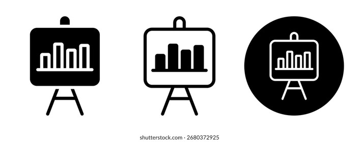 Chart Icon Collection Glyph and Mixed Vector Illustration