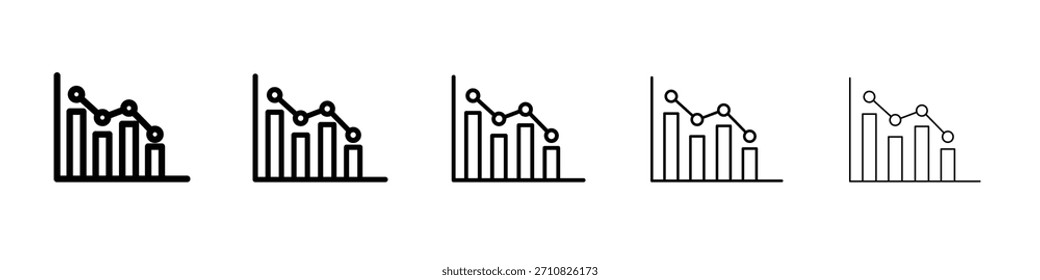 Design de ícone de gráfico, logotipo, aplicativo, interface do usuário. Ilustração vetorial, EPS