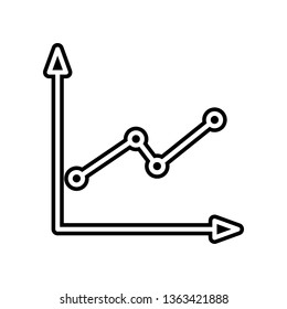 chart icon. Element of finance and chart for mobile concept and web apps icon. Glyph, flat icon for website design and development, app development