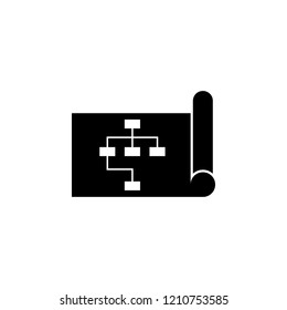 Chart icon. Element of marketing. Premium quality graphic design icon. Signs and symbols collection icon for websites, web design, mobile app on white background
