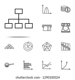 chart icon. Finance And Chart icons universal set for web and mobile