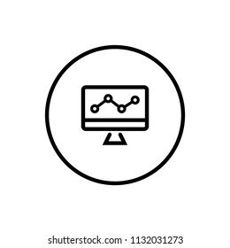 Chart Icon Illustration