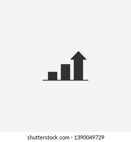 chart icon illustration isolated vector sign symbol