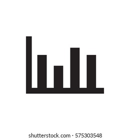 chart icon illustration isolated vector sign symbol