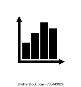 chart icon illustration isolated vector sign symbol 