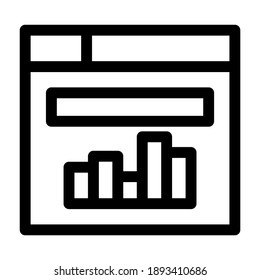 chart icon or logo isolated sign symbol vector illustration - high quality black style vector icons
