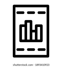 chart icon or logo isolated sign symbol vector illustration - high quality black style vector icons
