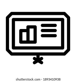 icono de gráfico o logotipo símbolo de signo aislado ilustración vectorial - iconos vectoriales de estilo negro de alta calidad
