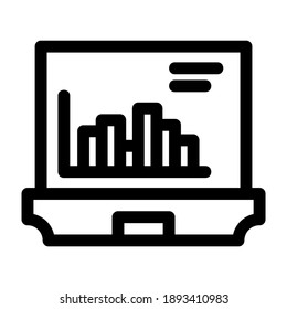 chart icon or logo isolated sign symbol vector illustration - high quality black style vector icons
