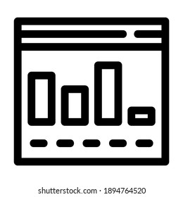 icono de gráfico o logotipo símbolo de signo aislado ilustración vectorial - iconos vectoriales de estilo negro de alta calidad
