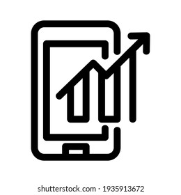 chart icon or logo isolated sign symbol vector illustration - high quality black style vector icons
