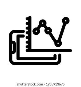 chart icon or logo isolated sign symbol vector illustration - high quality black style vector icons
