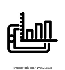 chart icon or logo isolated sign symbol vector illustration - high quality black style vector icons
