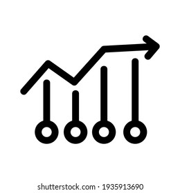 chart icon or logo isolated sign symbol vector illustration - high quality black style vector icons
