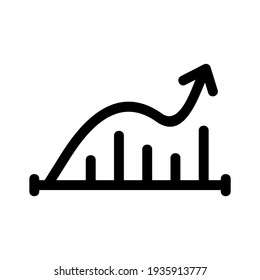 chart icon or logo isolated sign symbol vector illustration - high quality black style vector icons
