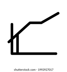 chart icon or logo isolated sign symbol vector illustration - high quality black style vector icons
