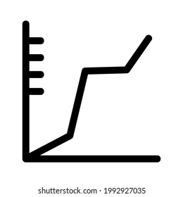 chart icon or logo isolated sign symbol vector illustration - high quality black style vector icons
