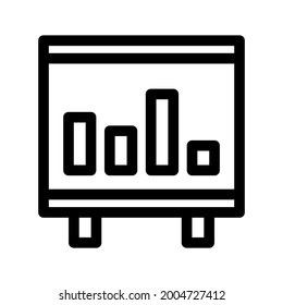 chart icon or logo isolated sign symbol vector illustration - high quality black style vector icons

