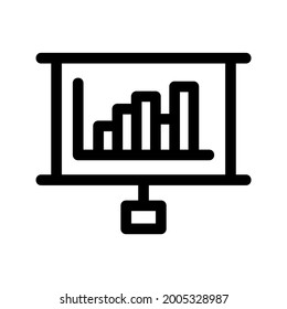 chart icon or logo isolated sign symbol vector illustration - high quality black style vector icons
