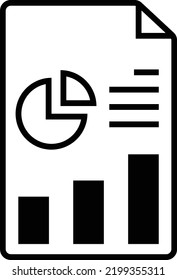 Chart icon, logo or symbol