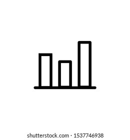 chart icon. One of set web icons