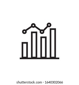chart icon. One of set web icons