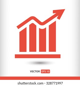  chart icon. One of set web icons