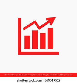  chart icon. One of set web icons
