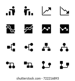 Chart icon set