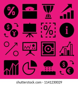 chart icon set. With profits, tablas and measuring  vector icons for graphic design and web