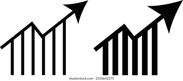 Chart icon sheet, simple trendy flat style line and solid Isolated vector illustration on white background. For apps, logo, websites, symbol , UI, UX, graphic and web design. EPS 10.