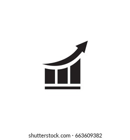chart icon. sign design